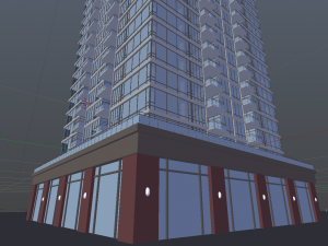 high rised building 3D Model