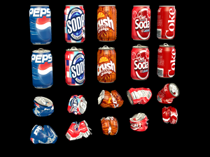 sodacan collection 3D 모델