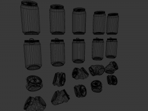 sodacan collection 3D 모델