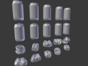 sodacan collection 3D 모델