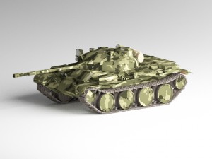 t-62a medium tank Modelo 3D