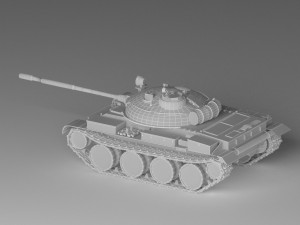 t-62a medium tank 3D 模型