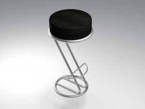 bar stool zeta 3D 模型