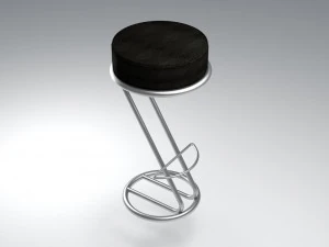 kursi bar zeta Model 3D