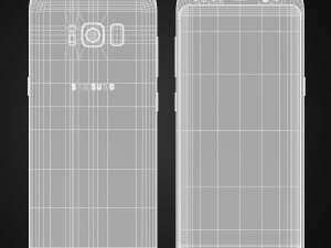 samsung galaxy s8 all colors 3D Модель