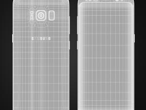 samsung galaxy s8 all colors 3D Модель