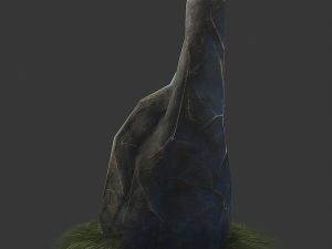 stone stele low-poly 3D Model