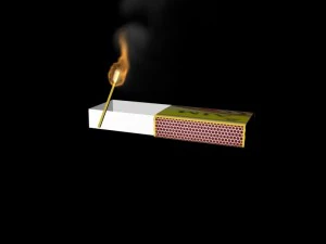 indian matches box 3D Model