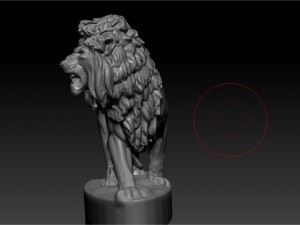 lion figurine on the hood of car Modelo de Impressão 3D