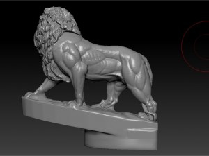 lion figurine on the hood of car Modelo de Impressão 3D