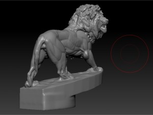 lion figurine on the hood of car Modelo de Impressão 3D