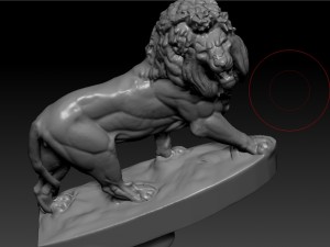 lion figurine on the hood of car Modelo de Impressão 3D