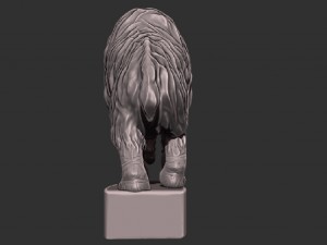 mammoth on the hood of a car Model do druku 3D
