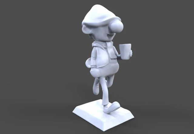 andy capp 3D Print Model .c4d .max .obj .3ds .fbx .stl .blend 