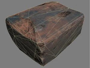 burnt brick 3D Model