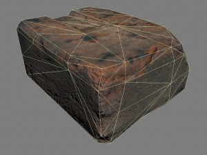 burnt brick 3D मॉडल