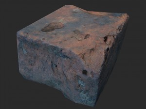 burnt brick 3D मॉडल