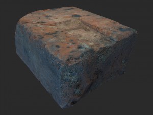 burnt brick 3D मॉडल