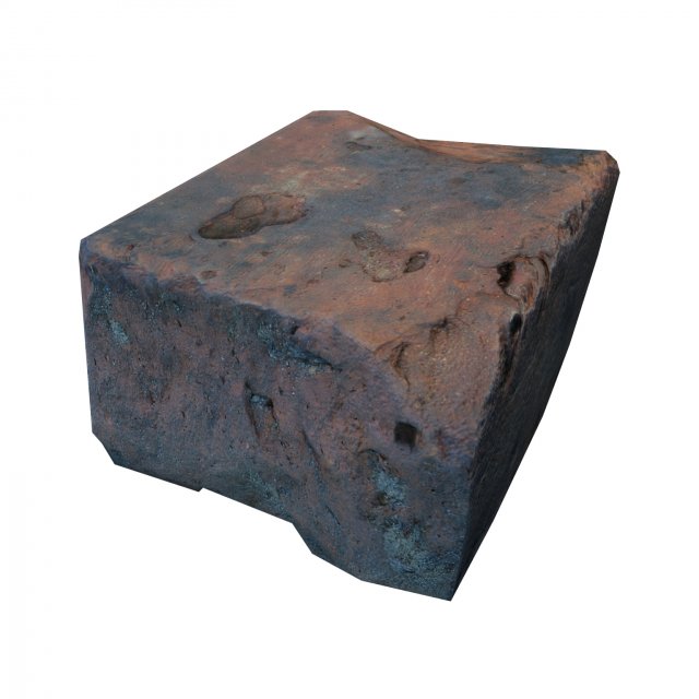 burnt brick 3D मॉडल .c4d .max .obj .3ds .fbx .stl .blend 