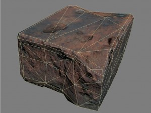 burnt brick 3D मॉडल