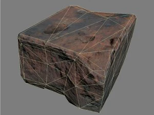 burnt brick 3D Model