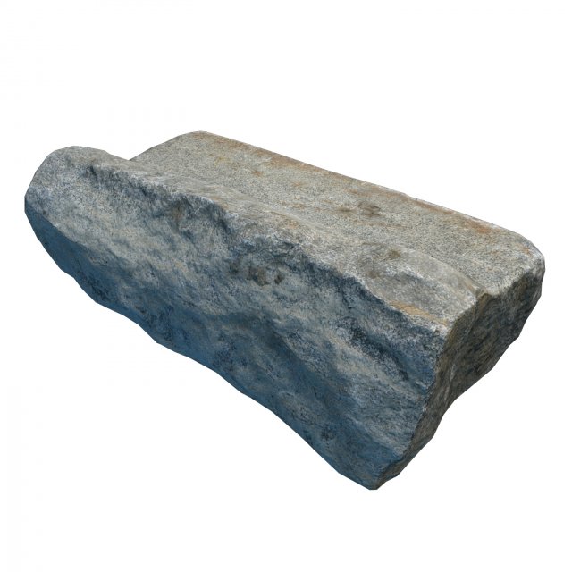 concrete block 3D 模型 .c4d .max .obj .3ds .fbx .stl .blend 