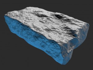 concrete block 3D 模型