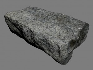 concrete block 3D 模型