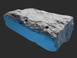 concrete block 3D 模型
