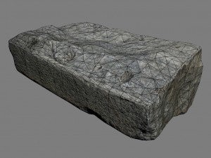 concrete block 3D 模型