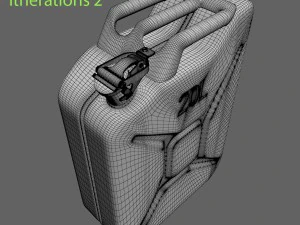 tanica Modello 3D