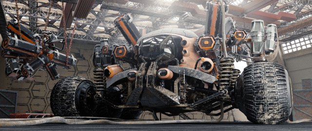 the harvester 3D Model .c4d .max .obj .3ds .fbx .stl .blend 