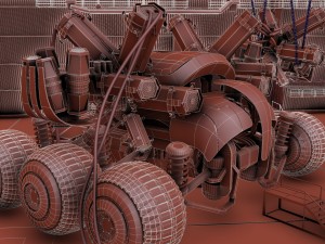 the harvester 3D Model