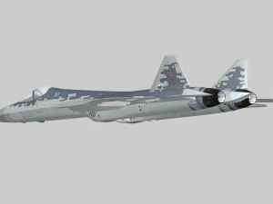 SU-57 Delincuente 5.a generaci&oacute;n Modelo 3D