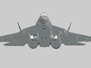 SU-57 Felon 5th Gen 3D-Modell
