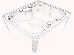 hot tub 3D Модель