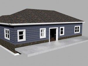 residential home Modello 3D