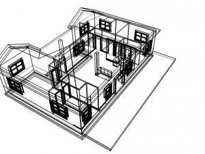 residential home Modello 3D