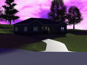 residential home Modello 3D