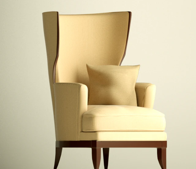 vendome armchair 3D Model .c4d .max .obj .3ds .fbx .stl .blend 