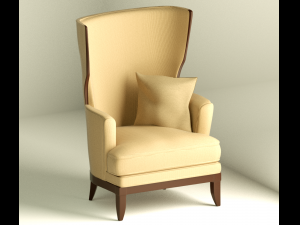 vendome armchair Modèle 3D