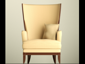 vendome armchair Modèle 3D