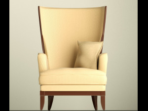 vendome armchair Modèle 3D