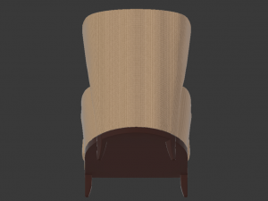 vendome armchair Modèle 3D