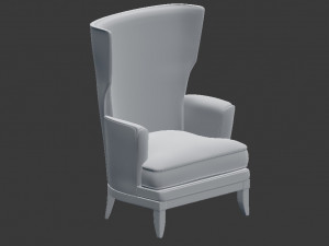 vendome armchair Modèle 3D