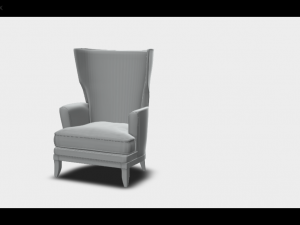 vendome armchair Modèle 3D