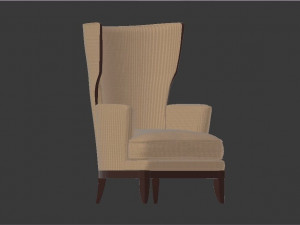 vendome armchair Modèle 3D