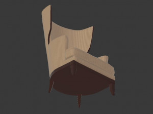 vendome armchair Modèle 3D