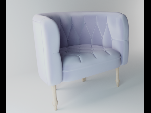 helene tub chair 3D Model