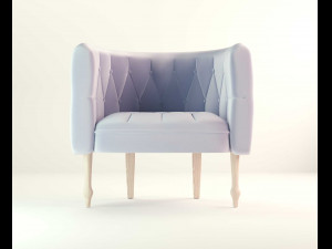 helene tub chair 3D Model